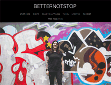 Tablet Screenshot of betternotstop.com